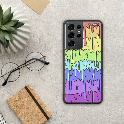 Melting Rainbow - Samsung Galaxy S21 Ultra θήκη