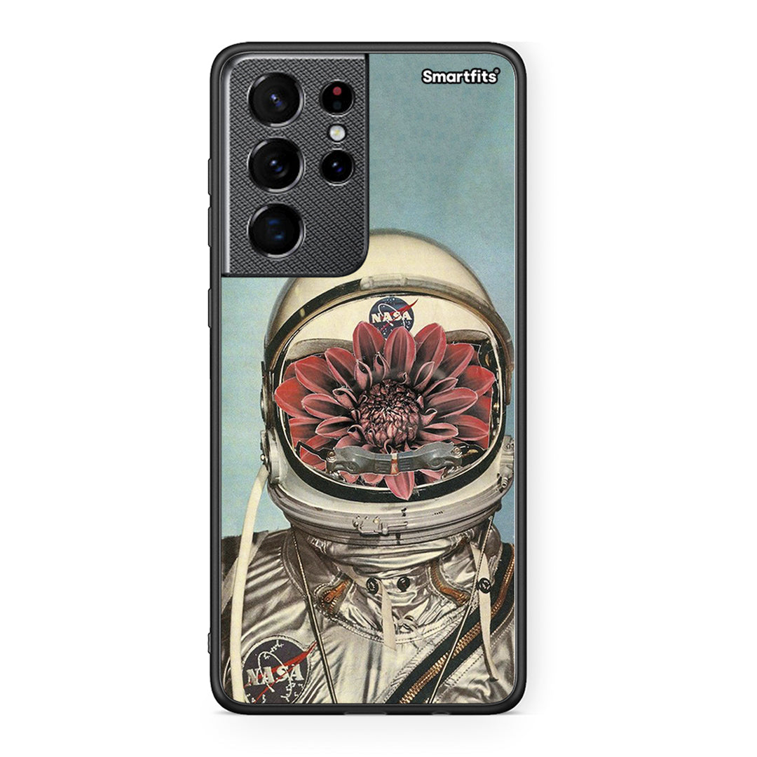 Samsung S21 Ultra Nasa Bloom θήκη από τη Smartfits με σχέδιο στο πίσω μέρος και μαύρο περίβλημα | Smartphone case with colorful back and black bezels by Smartfits