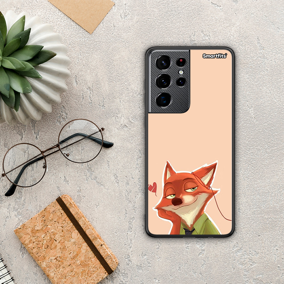 Nick Wilde And Judy Hopps Love 1 - Samsung Galaxy S21 Ultra θήκη