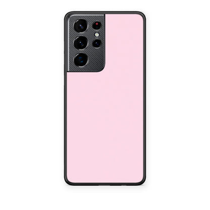 Θήκη Samsung Galaxy S21 Ultra Pale Pink από τη Smartfits με σχέδιο στο πίσω μέρος και μαύρο περίβλημα | Samsung Galaxy S21 Ultra Pale Pink case with colorful back and black bezels