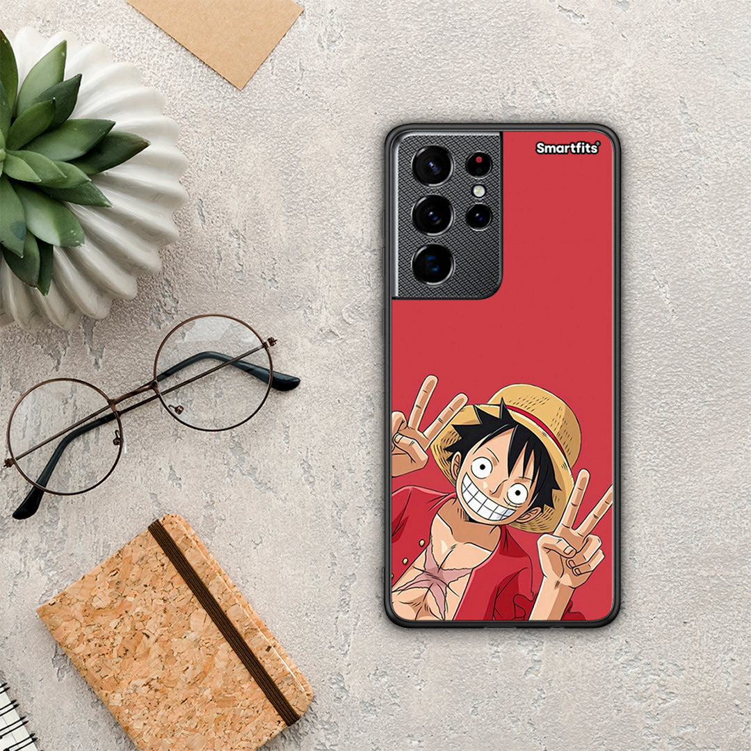 Pirate Luffy - Samsung Galaxy S21 Ultra θήκη