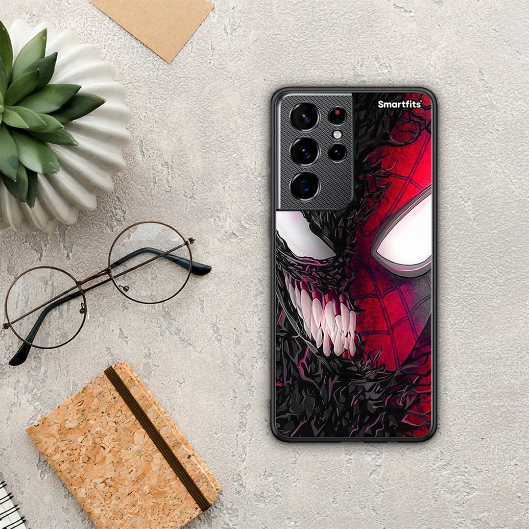 PopArt SpiderVenom - Samsung Galaxy S21 Ultra θήκη