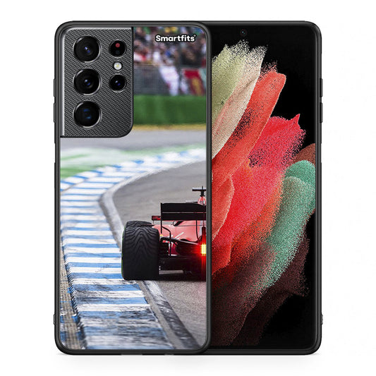Θήκη Samsung S21 Ultra Racing Vibes από τη Smartfits με σχέδιο στο πίσω μέρος και μαύρο περίβλημα | Samsung S21 Ultra Racing Vibes case with colorful back and black bezels