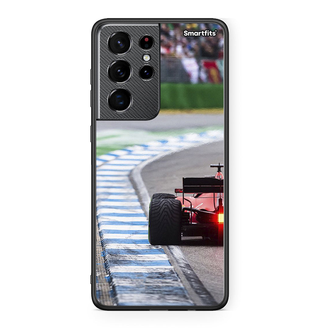 Samsung S21 Ultra Racing Vibes θήκη από τη Smartfits με σχέδιο στο πίσω μέρος και μαύρο περίβλημα | Smartphone case with colorful back and black bezels by Smartfits