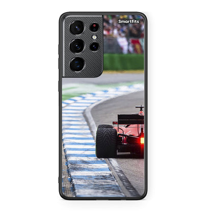 Samsung S21 Ultra Racing Vibes θήκη από τη Smartfits με σχέδιο στο πίσω μέρος και μαύρο περίβλημα | Smartphone case with colorful back and black bezels by Smartfits