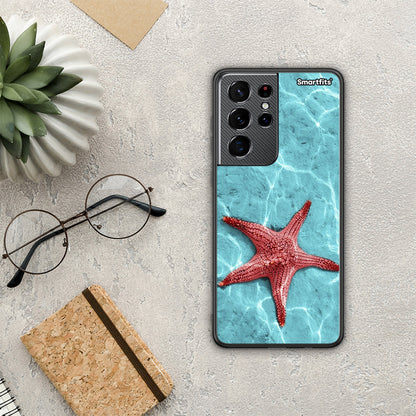 Red Starfish - Samsung Galaxy S21 Ultra θήκη