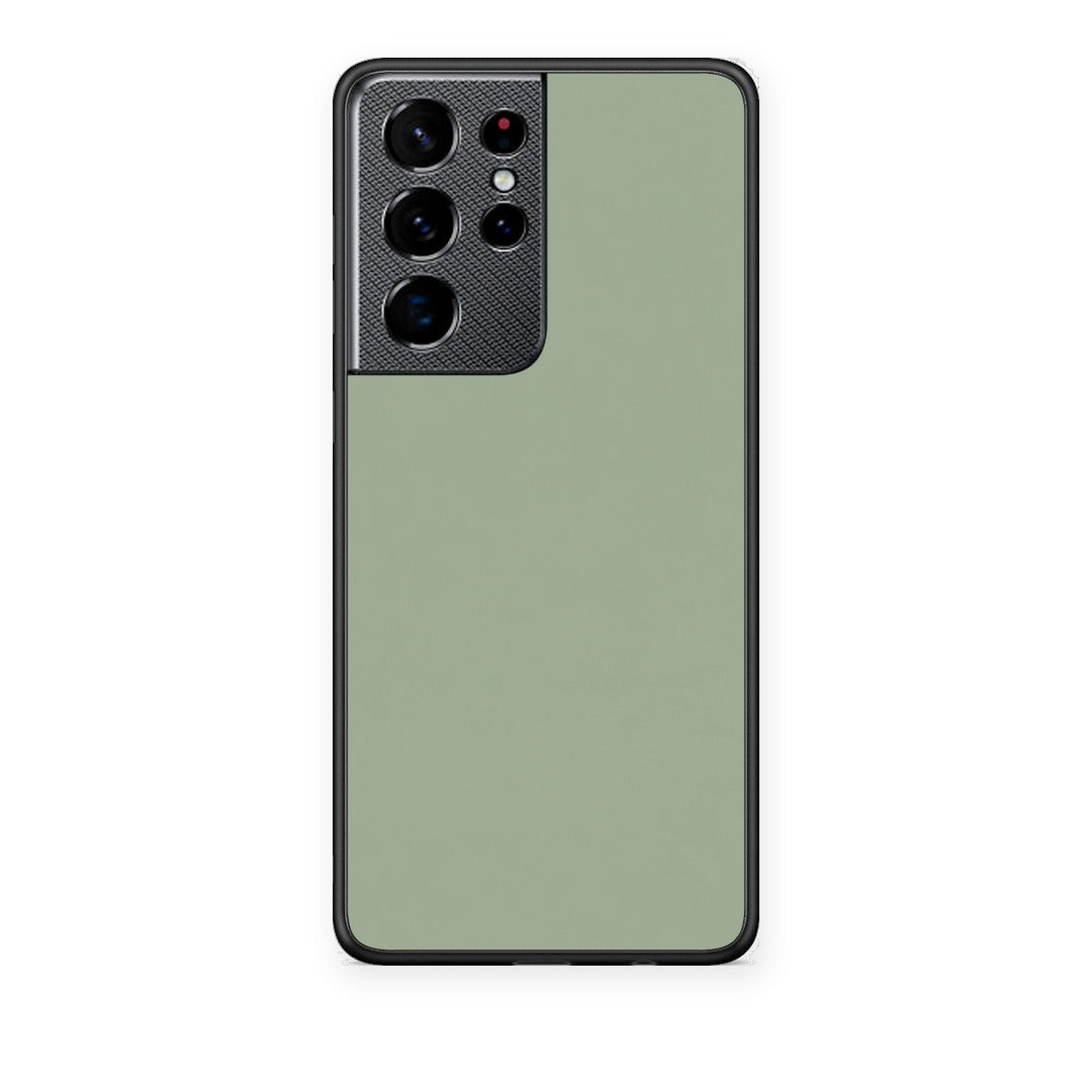 Θήκη Samsung Galaxy S21 Ultra Sage Green από τη Smartfits με σχέδιο στο πίσω μέρος και μαύρο περίβλημα | Samsung Galaxy S21 Ultra Sage Green case with colorful back and black bezels