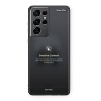 Thumbnail for Samsung S21 Ultra Sensitive Content θήκη από τη Smartfits με σχέδιο στο πίσω μέρος και μαύρο περίβλημα | Smartphone case with colorful back and black bezels by Smartfits