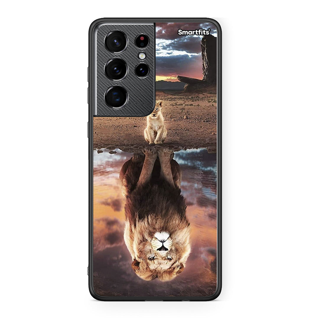 Samsung S21 Ultra Sunset Dreams Θήκη Αγίου Βαλεντίνου από τη Smartfits με σχέδιο στο πίσω μέρος και μαύρο περίβλημα | Smartphone case with colorful back and black bezels by Smartfits