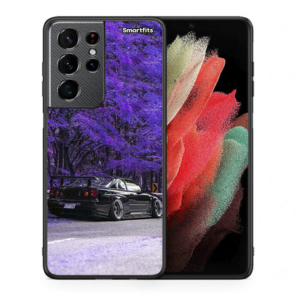 Θήκη Αγίου Βαλεντίνου Samsung S21 Ultra Super Car από τη Smartfits με σχέδιο στο πίσω μέρος και μαύρο περίβλημα | Samsung S21 Ultra Super Car case with colorful back and black bezels