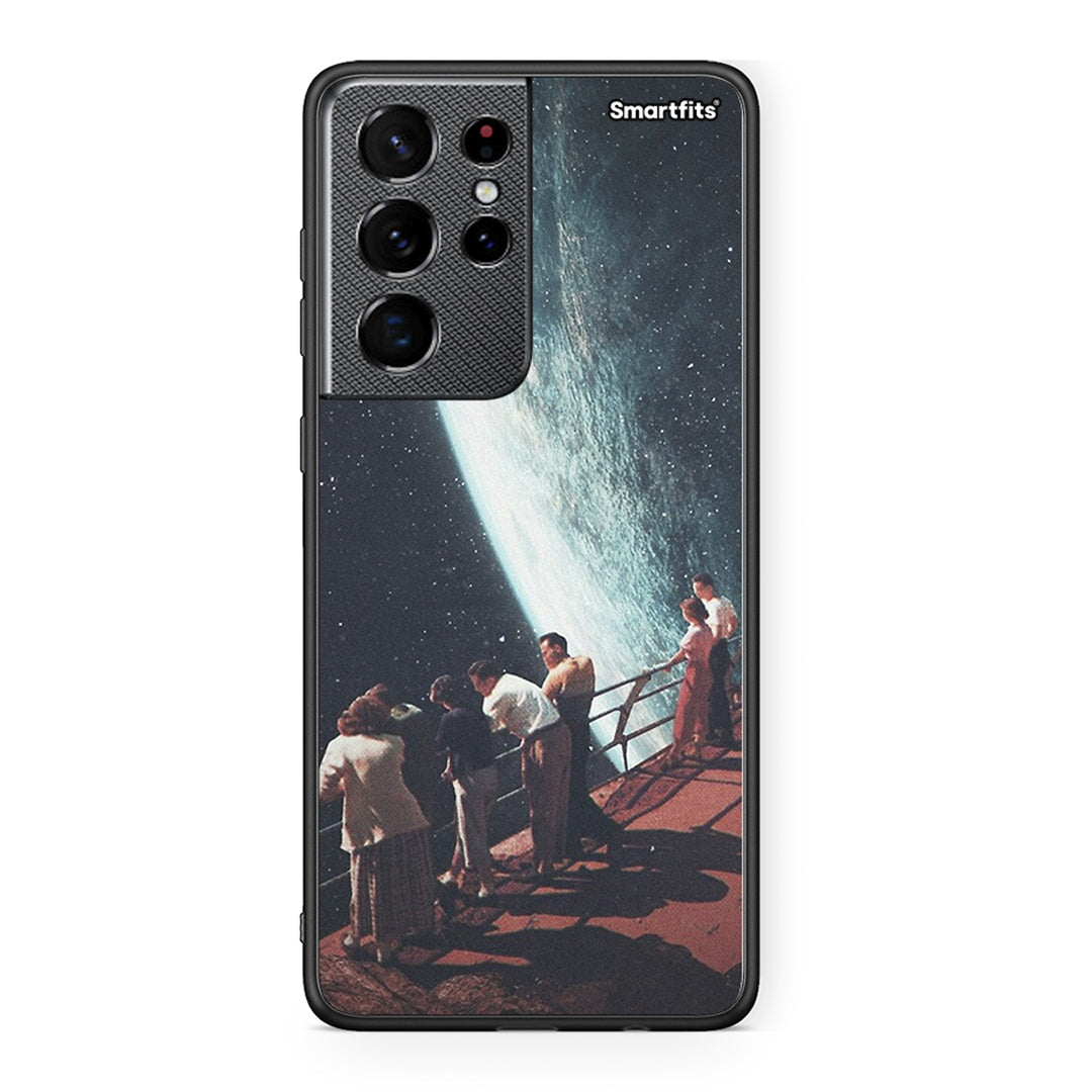 Samsung S21 Ultra Surreal View θήκη από τη Smartfits με σχέδιο στο πίσω μέρος και μαύρο περίβλημα | Smartphone case with colorful back and black bezels by Smartfits