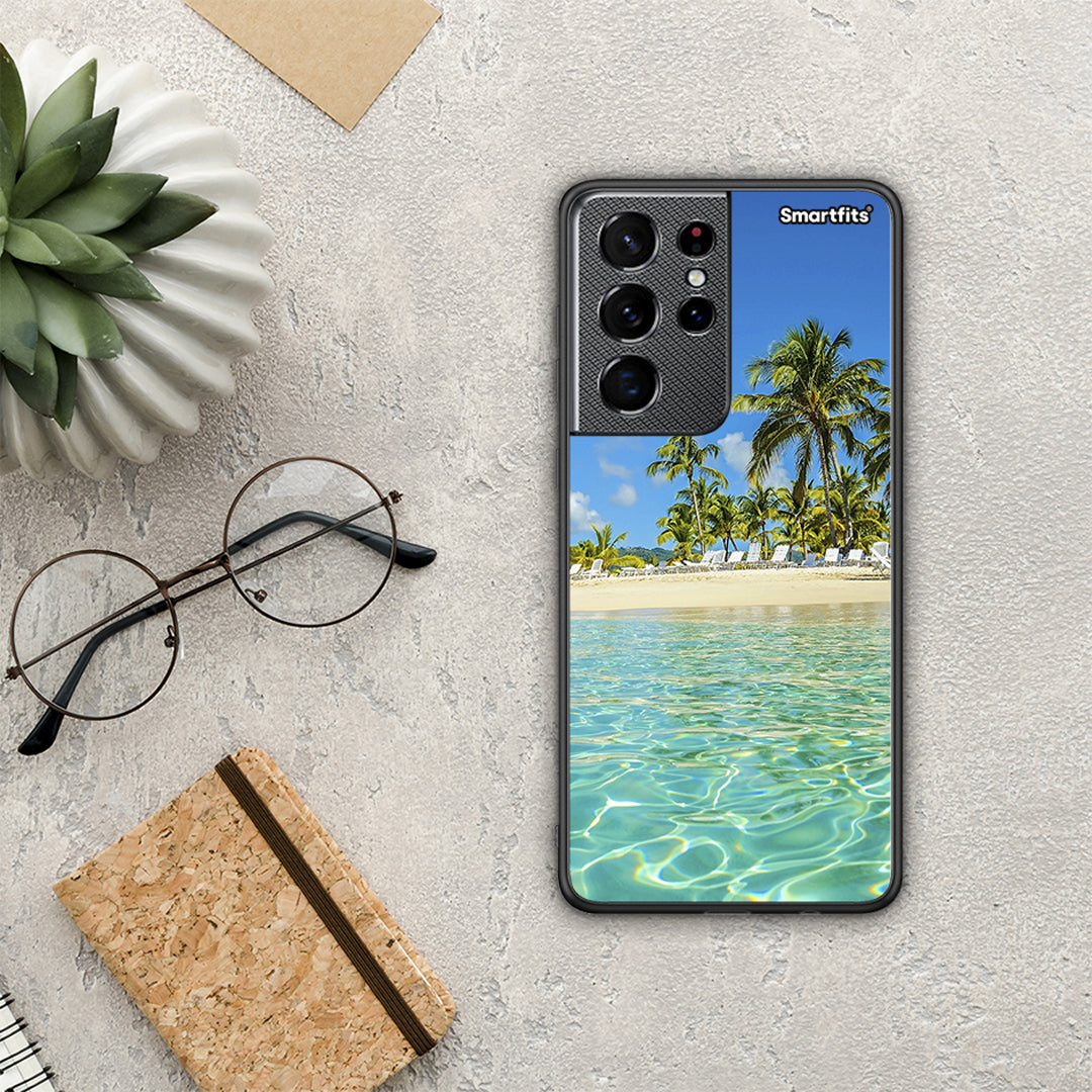 Tropical Vibes - Samsung Galaxy S21 Ultra θήκη