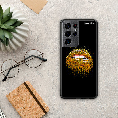 Valentine Golden - Samsung Galaxy S21 Ultra θήκη