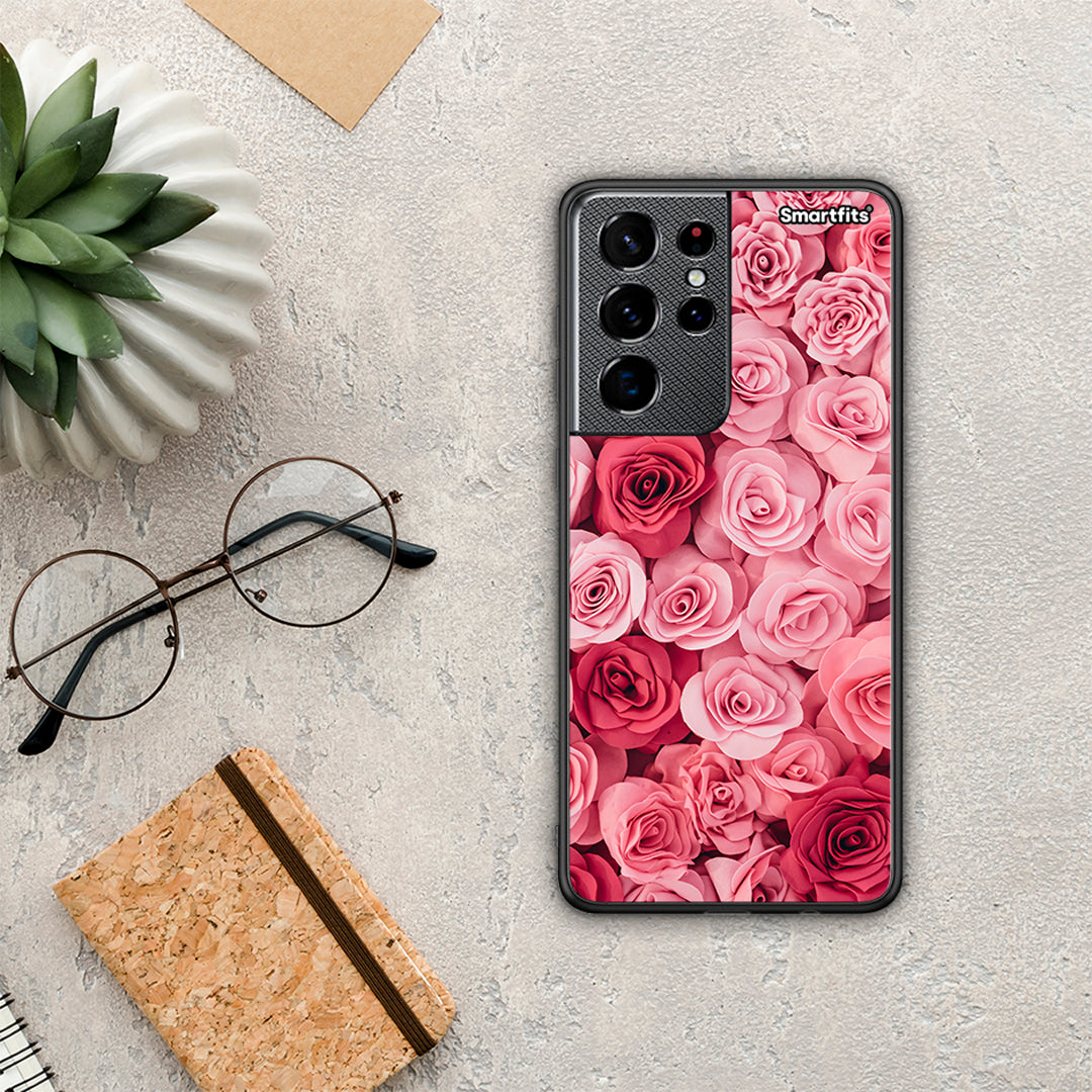 Valentine RoseGarden - Samsung Galaxy S21 Ultra θήκη