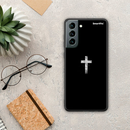 White Cross - Samsung Galaxy S21 θήκη