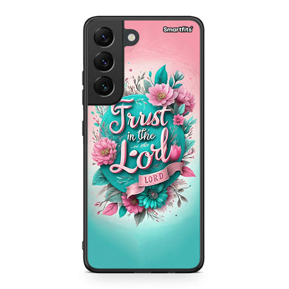 Samsung S22 Lord Trust θήκη από τη Smartfits με σχέδιο στο πίσω μέρος και μαύρο περίβλημα | Smartphone case with colorful back and black bezels by Smartfits