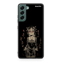 Thumbnail for Samsung S22 Plus Anime Girl θήκη από τη Smartfits με σχέδιο στο πίσω μέρος και μαύρο περίβλημα | Smartphone case with colorful back and black bezels by Smartfits