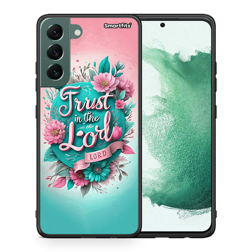 Θήκη Samsung S22 Plus Lord Trust από τη Smartfits με σχέδιο στο πίσω μέρος και μαύρο περίβλημα | Samsung S22 Plus Lord Trust case with colorful back and black bezels