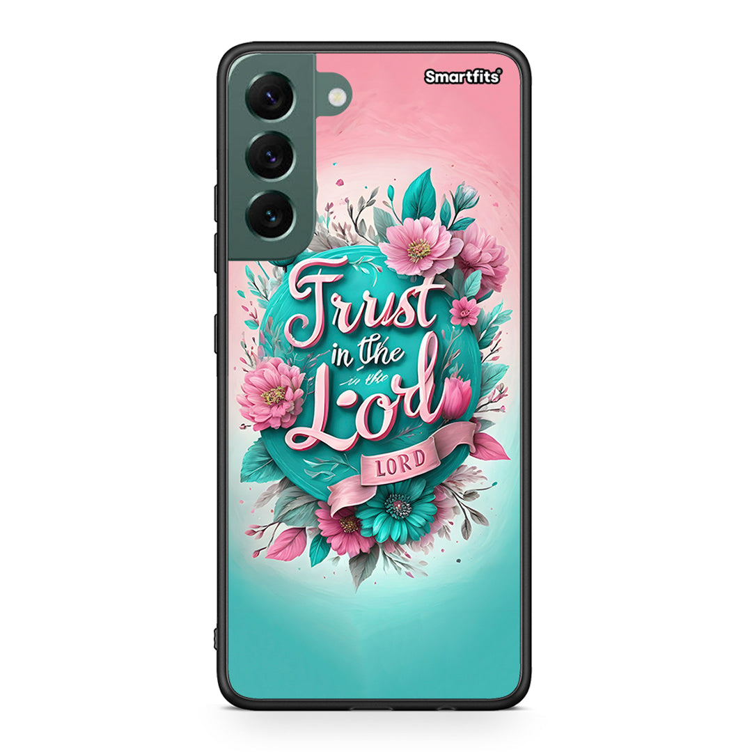 Samsung S22 Plus Lord Trust θήκη από τη Smartfits με σχέδιο στο πίσω μέρος και μαύρο περίβλημα | Smartphone case with colorful back and black bezels by Smartfits