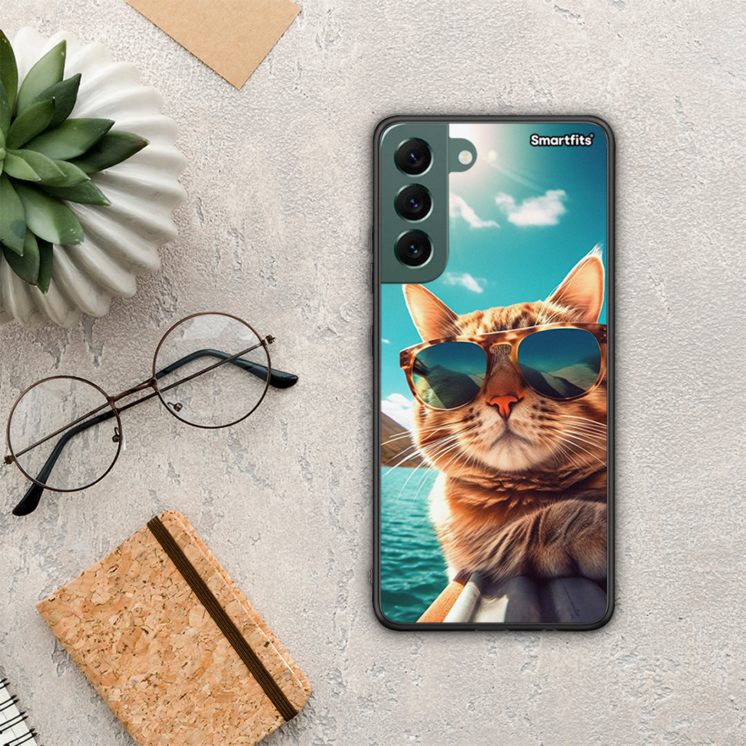 Summer Cat - Samsung Galaxy S22 Plus θήκη