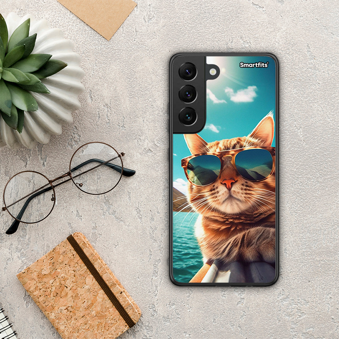 Summer Cat - Samsung Galaxy S22 θήκη