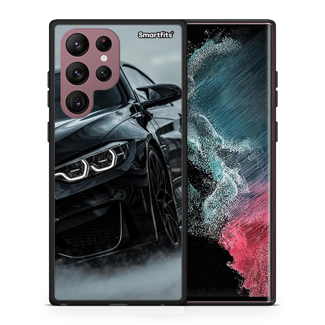 Θήκη Samsung S22 Ultra Black BMW από τη Smartfits με σχέδιο στο πίσω μέρος και μαύρο περίβλημα | Samsung S22 Ultra Black BMW case with colorful back and black bezels