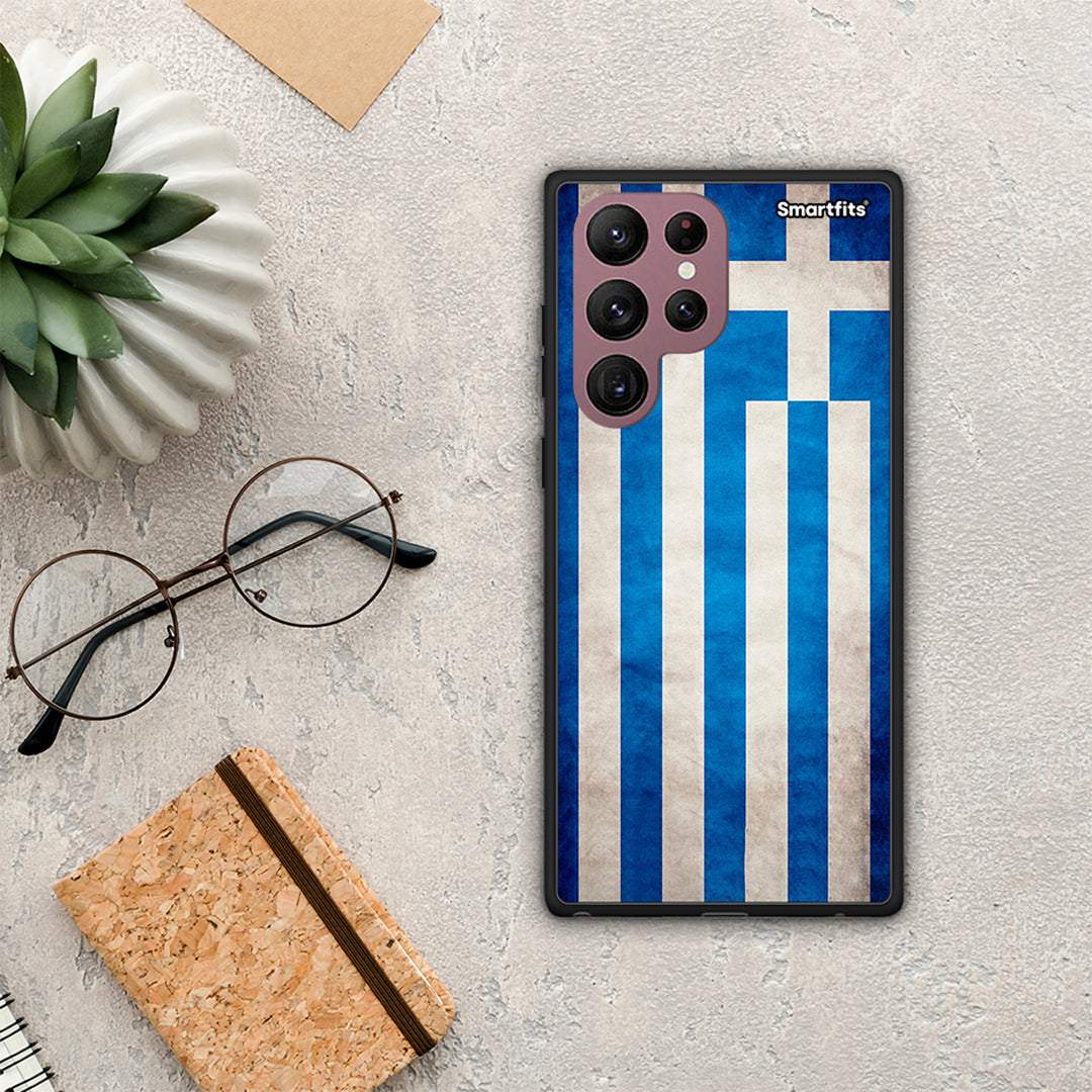 Flag Greek - Samsung Galaxy S22 Ultra θήκη