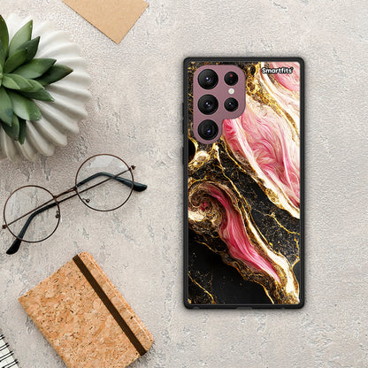 Glamorous Pink Marble - Samsung Galaxy S22 Ultra θήκη