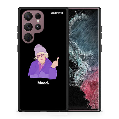 Θήκη Samsung S22 Ultra Grandma Mood Black από τη Smartfits με σχέδιο στο πίσω μέρος και μαύρο περίβλημα | Samsung S22 Ultra Grandma Mood Black case with colorful back and black bezels