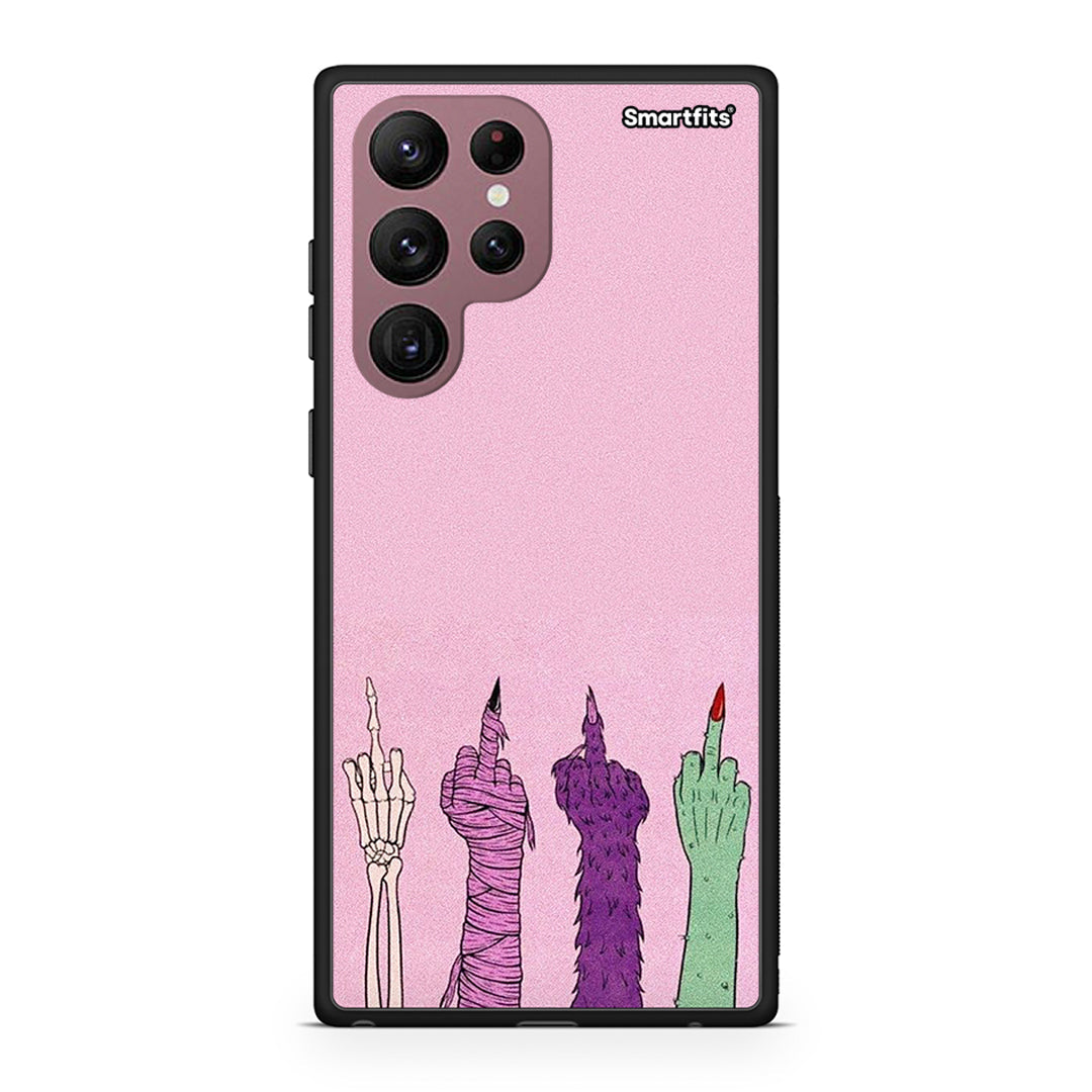 Samsung S22 Ultra Halloween Be A Lady Θήκη από τη Smartfits με σχέδιο στο πίσω μέρος και μαύρο περίβλημα | Smartphone case with colorful back and black bezels by Smartfits