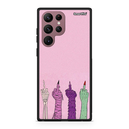 Samsung S22 Ultra Halloween Be A Lady Θήκη από τη Smartfits με σχέδιο στο πίσω μέρος και μαύρο περίβλημα | Smartphone case with colorful back and black bezels by Smartfits