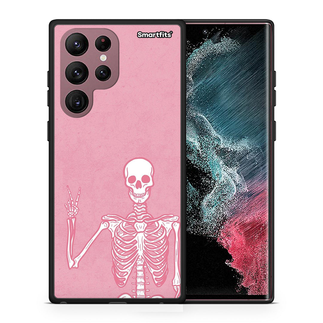 Θήκη Samsung S22 Ultra Halloween Motivation από τη Smartfits με σχέδιο στο πίσω μέρος και μαύρο περίβλημα | Samsung S22 Ultra Halloween Motivation case with colorful back and black bezels