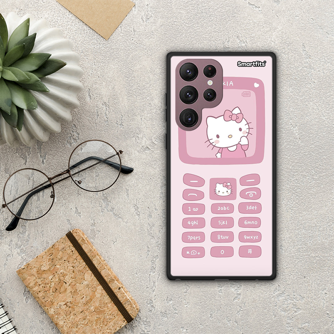 Hello Kitten - Samsung Galaxy S22 Ultra θήκη