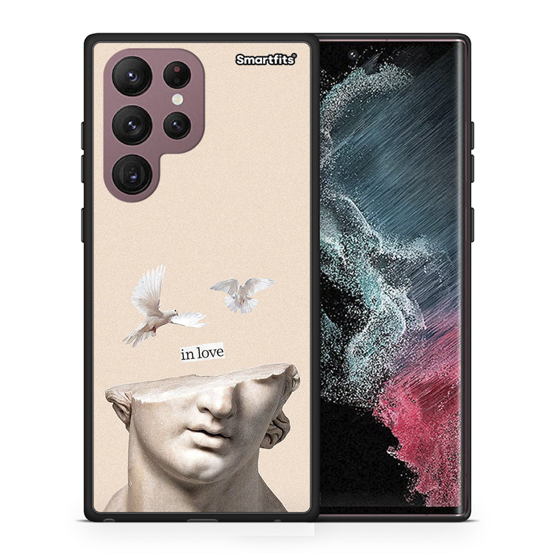 Θήκη Samsung S22 Ultra In Love από τη Smartfits με σχέδιο στο πίσω μέρος και μαύρο περίβλημα | Samsung S22 Ultra In Love case with colorful back and black bezels