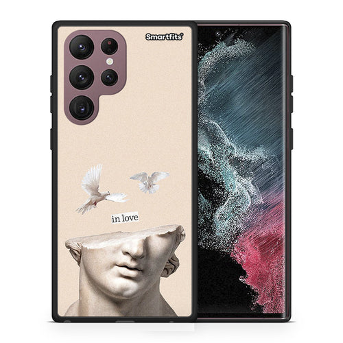 Θήκη Samsung S22 Ultra In Love από τη Smartfits με σχέδιο στο πίσω μέρος και μαύρο περίβλημα | Samsung S22 Ultra In Love case with colorful back and black bezels