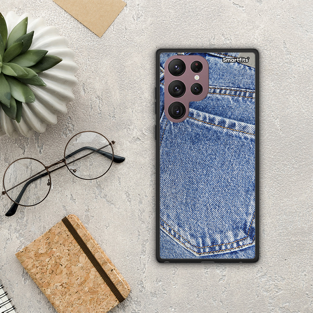 Jeans Pocket - Samsung Galaxy S22 Ultra θήκη