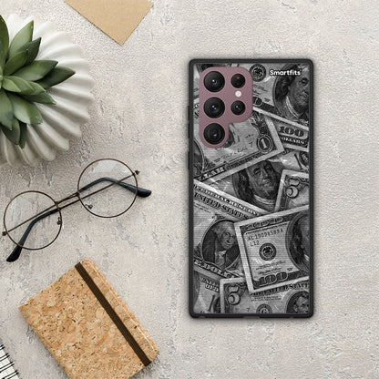Money Dollars - Samsung Galaxy S22 Ultra θήκη