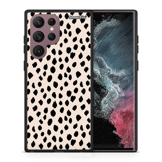 Θήκη Samsung S22 Ultra New Polka Dots από τη Smartfits με σχέδιο στο πίσω μέρος και μαύρο περίβλημα | Samsung S22 Ultra New Polka Dots case with colorful back and black bezels