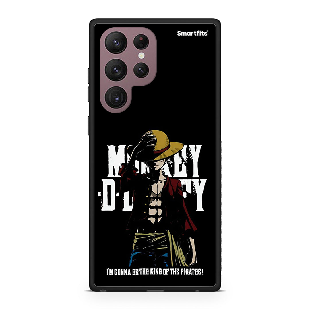 Samsung S22 Ultra Pirate King θήκη από τη Smartfits με σχέδιο στο πίσω μέρος και μαύρο περίβλημα | Smartphone case with colorful back and black bezels by Smartfits