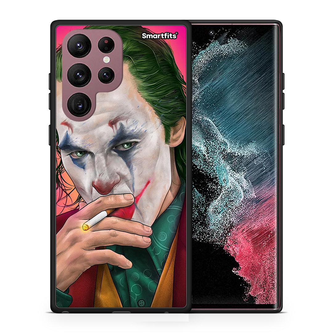Θήκη Samsung S22 Ultra JokesOnU PopArt από τη Smartfits με σχέδιο στο πίσω μέρος και μαύρο περίβλημα | Samsung S22 Ultra JokesOnU PopArt case with colorful back and black bezels