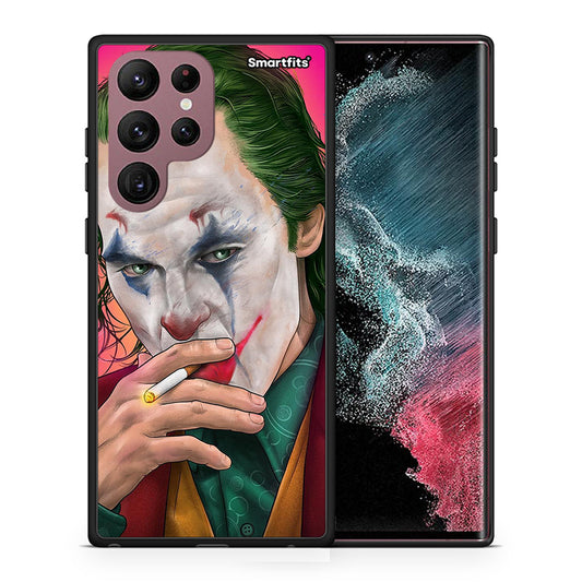 Θήκη Samsung S22 Ultra JokesOnU PopArt από τη Smartfits με σχέδιο στο πίσω μέρος και μαύρο περίβλημα | Samsung S22 Ultra JokesOnU PopArt case with colorful back and black bezels