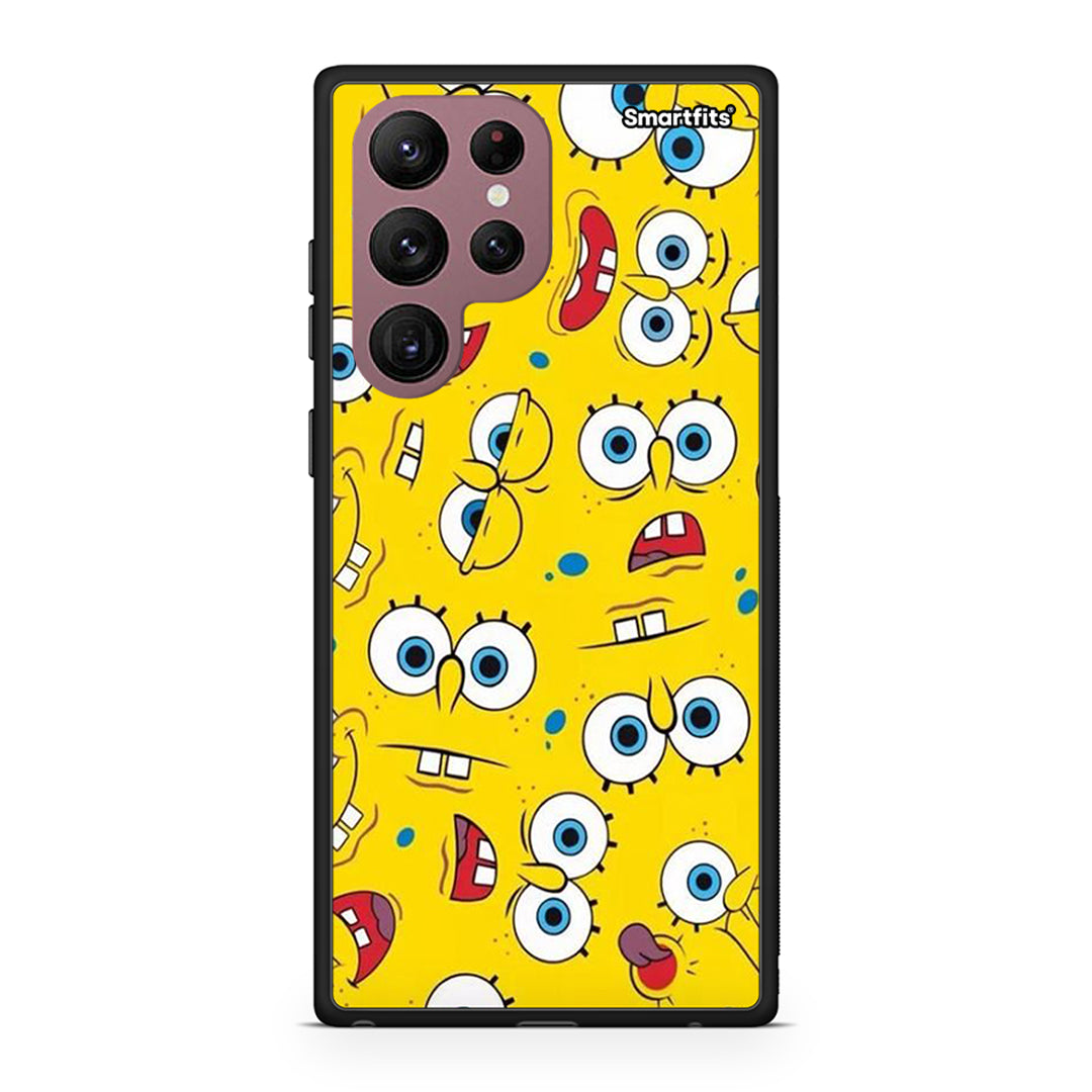 Samsung S22 Ultra Sponge PopArt case, cover, bumper