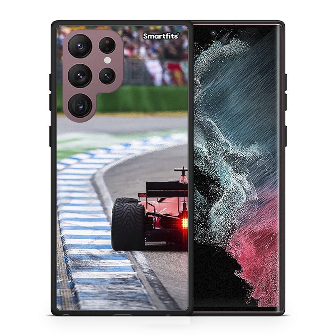 Θήκη Samsung S22 Ultra Racing Vibes από τη Smartfits με σχέδιο στο πίσω μέρος και μαύρο περίβλημα | Samsung S22 Ultra Racing Vibes case with colorful back and black bezels