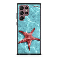Thumbnail for Samsung S22 Ultra Red Starfish Θήκη από τη Smartfits με σχέδιο στο πίσω μέρος και μαύρο περίβλημα | Smartphone case with colorful back and black bezels by Smartfits