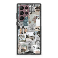 Thumbnail for Samsung S22 Ultra Retro Beach Life Θήκη από τη Smartfits με σχέδιο στο πίσω μέρος και μαύρο περίβλημα | Smartphone case with colorful back and black bezels by Smartfits