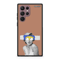 Thumbnail for Samsung S22 Ultra Sim Merilyn θήκη από τη Smartfits με σχέδιο στο πίσω μέρος και μαύρο περίβλημα | Smartphone case with colorful back and black bezels by Smartfits