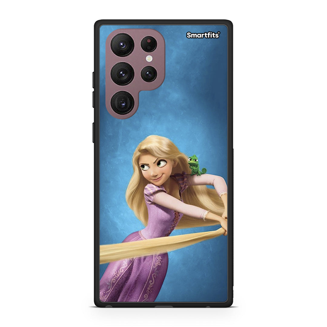 Samsung S22 Ultra Tangled 2 Θήκη Αγίου Βαλεντίνου από τη Smartfits με σχέδιο στο πίσω μέρος και μαύρο περίβλημα | Smartphone case with colorful back and black bezels by Smartfits