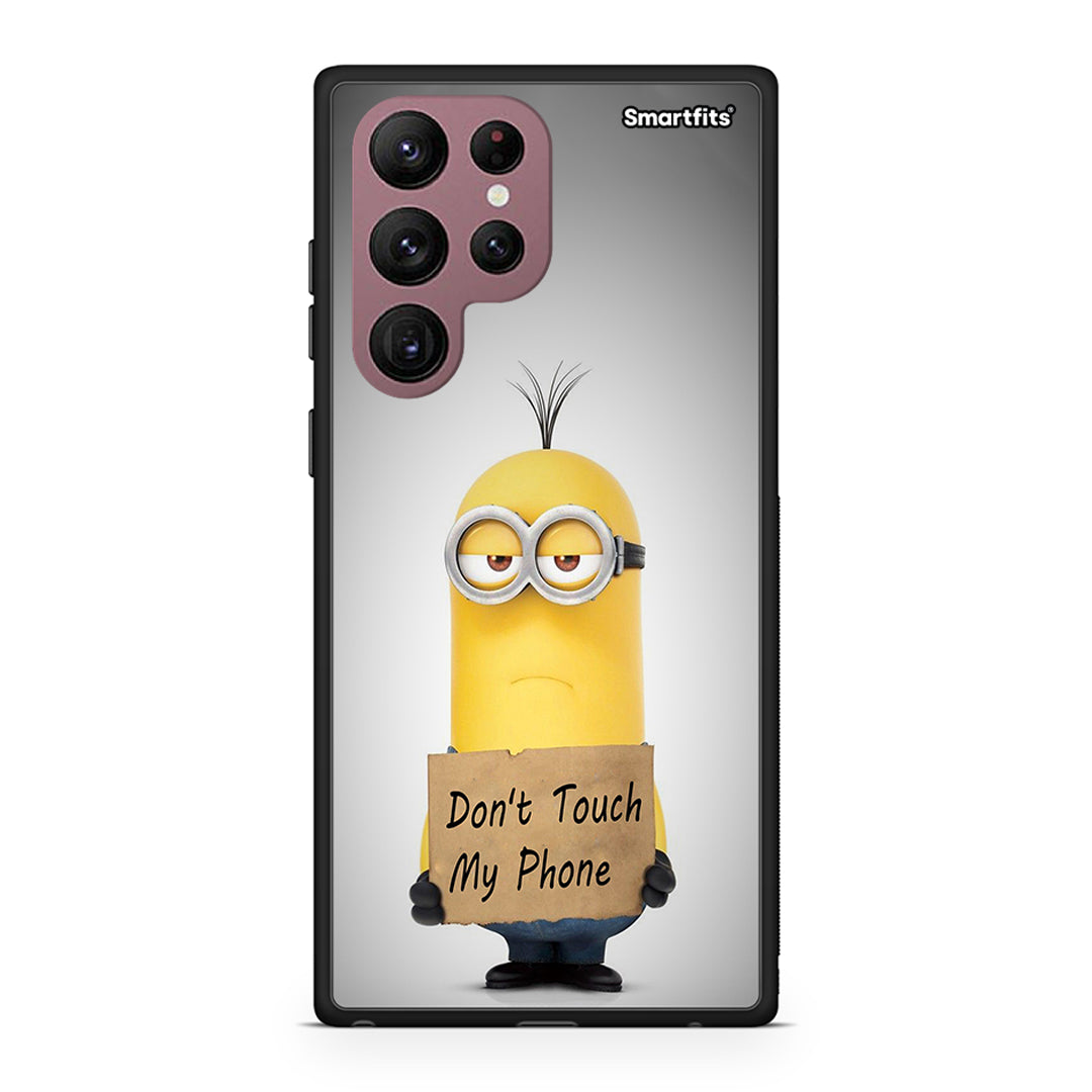 Samsung S22 Ultra Minion Text case, cover, bumper