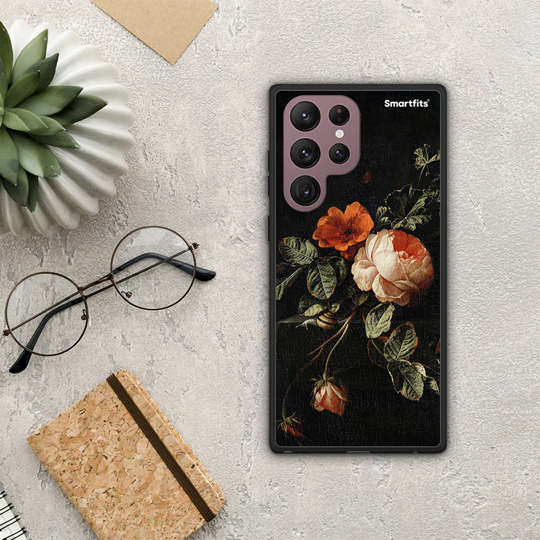 Vintage Roses - Samsung Galaxy S22 Ultra θήκη