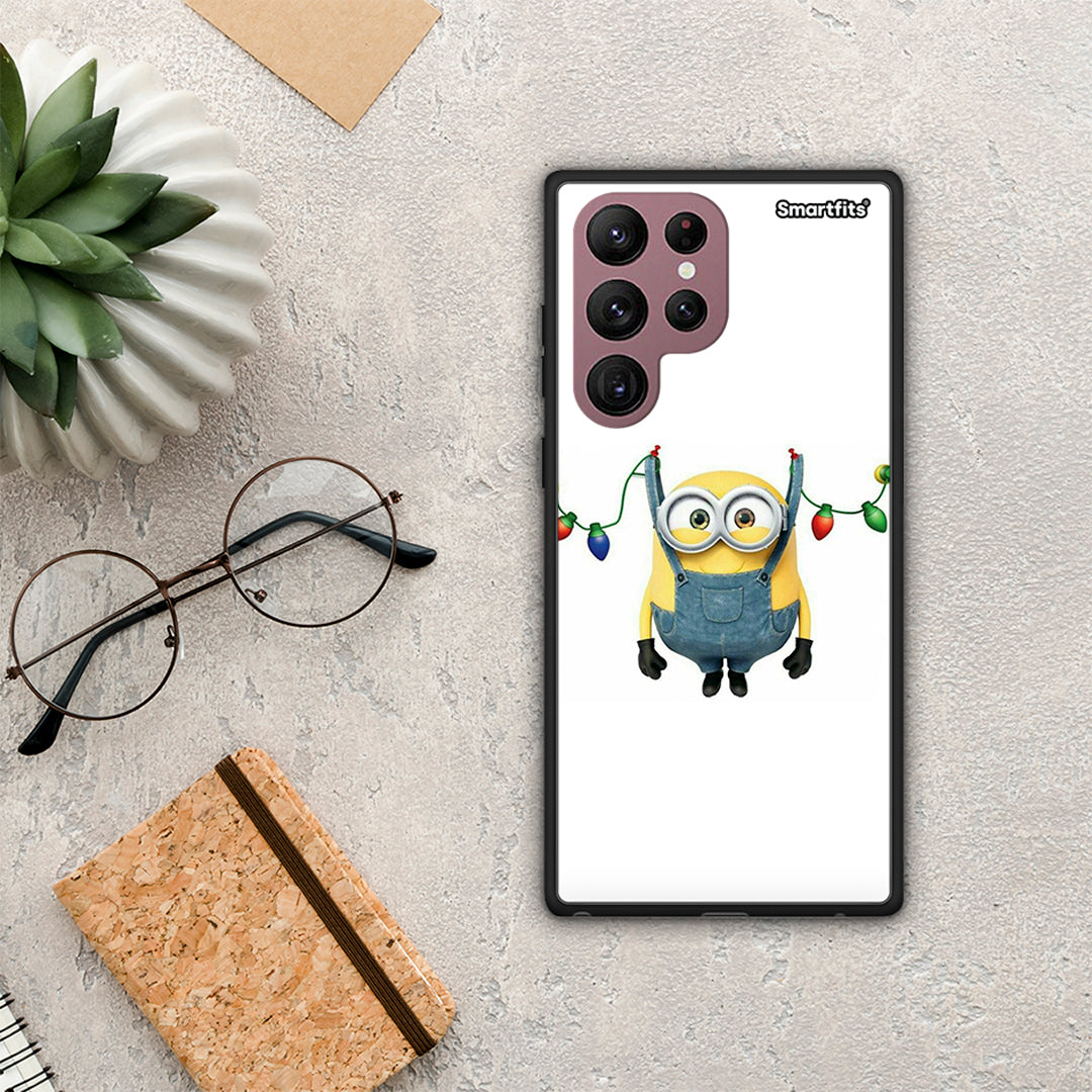 Xmas Minion Lights - Samsung Galaxy S22 Ultra θήκη